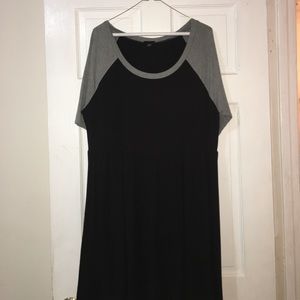 Black and grey woman’s plus size Dress in good condition